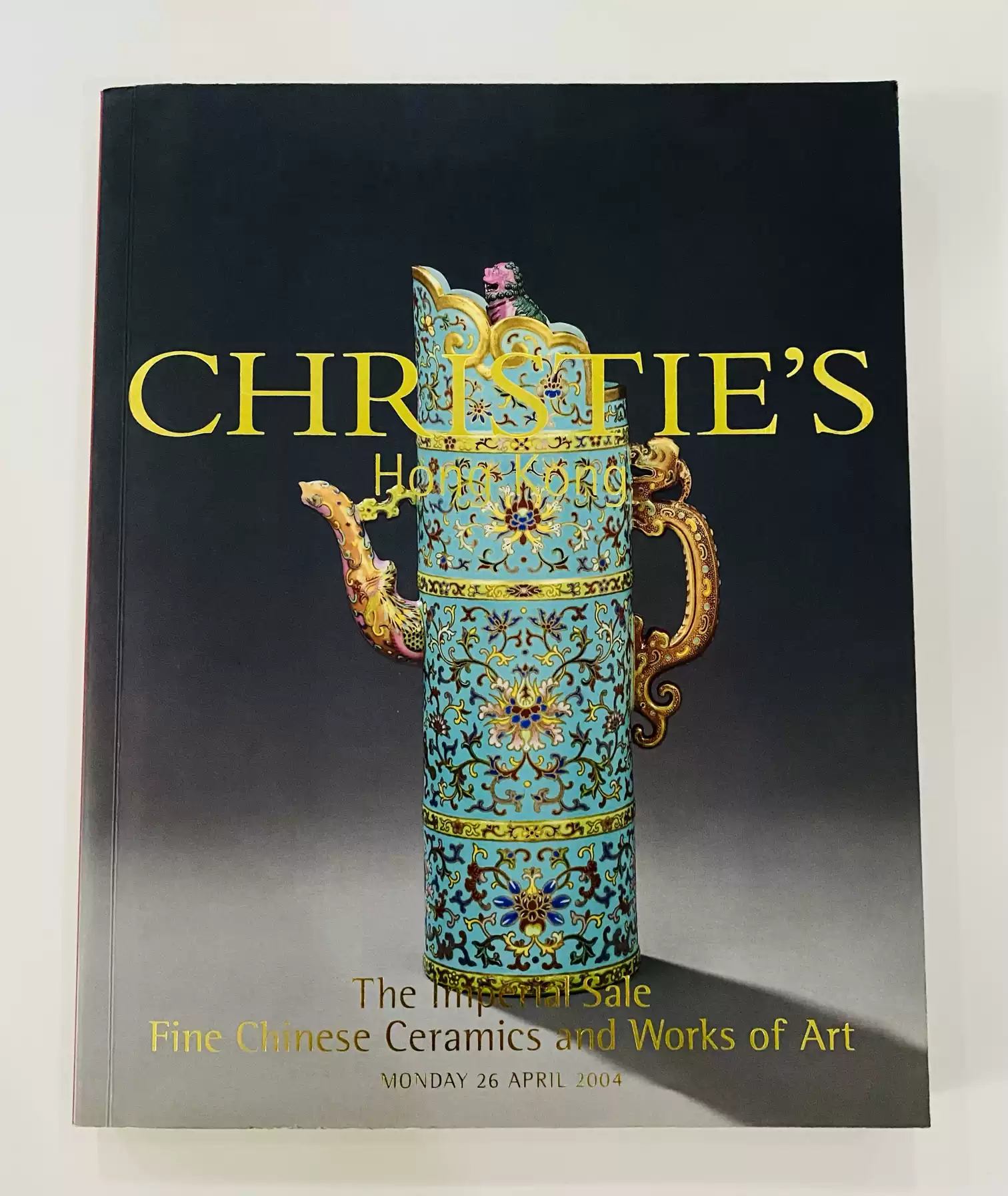 佳士得2004年4月26日香港拍賣會重要中國瓷器玉器藝術品工藝精品拍賣圖錄畫冊收藏賞鑑