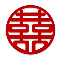 Wedding House Placement Oversized Happy Words Suit of the Calligraphy Decorative bedroom Men and women Fang New room Living room wedding gift exclusive