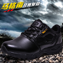 Magnum Red Spider Low Tactical Boots Mens Ultra Light Marine Combat Boots Mens Leather Combat Boots Shock Absorbing Tactical Shoes