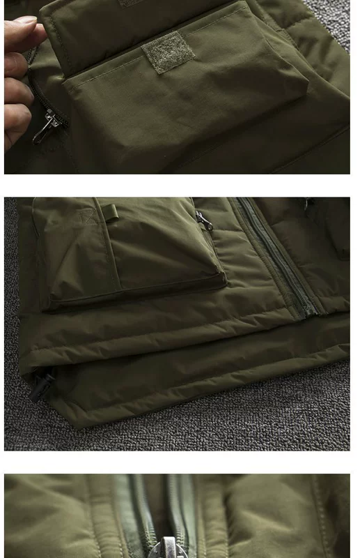 Mùa xuân 2017 thu đông nam nữ chụp ảnh áo khoác cotton đa năng áo phao cộng với nhung ấm áp vest vest vest áo chi lê
