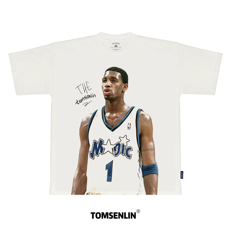 Tomsenlin T-Mac Tracy Mcgrady American-Style Printed Short-Sleeved T-Shirt