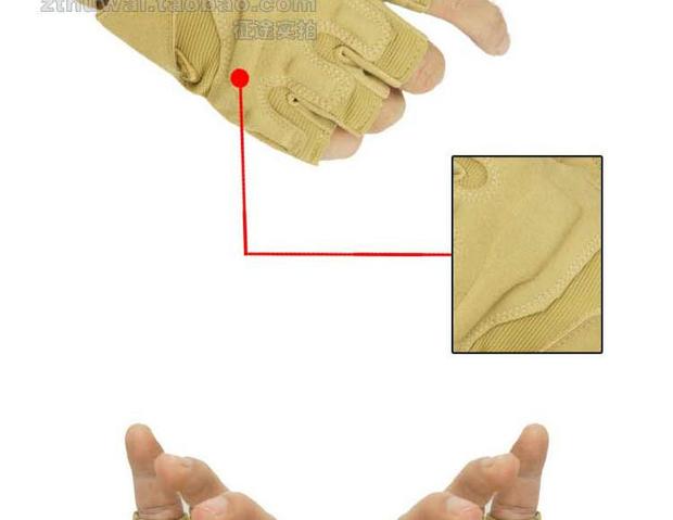 Black Hawk Hellstorm Half Finger Găng tay chiến thuật Xe đạp nam chống trượt Găng tay bảo vệ - Găng tay găng tay cụt ngón