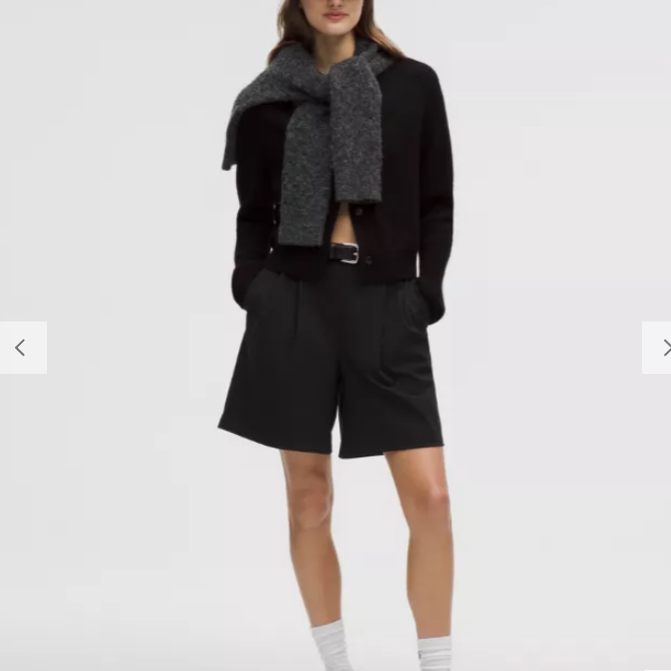 Xiaoyu Lululemon Daydrift 7inch / 5inch High-Waisted Pleated Women's Casual Shorts in Old Money Style Xiaoyu Lululemon Daydrift 7inch / 5inch High-Waisted Pleated Women's Casual Shorts in Old Money Style