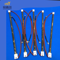 2000W 355MM Full Gold Plated Heating Tube PETP Blow Molding Machine IR Lamp 230V Near Infrared Halogen Heating Tube