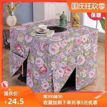 Electric stove cover new thickened fire table cover cover open square electric oven cover heating table cloth cover