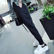 Quần thể thao mùa thu và mùa đông nữ sinh viên phiên bản Hàn Quốc của quần harem bf Harajuku lỏng lẻo giảm béo cộng với quần nhung chân củ cải dày