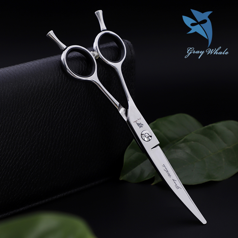 Gray whale left hand scissors hair cut leaves cut left-handed hair style dedicated skip cut Japanese