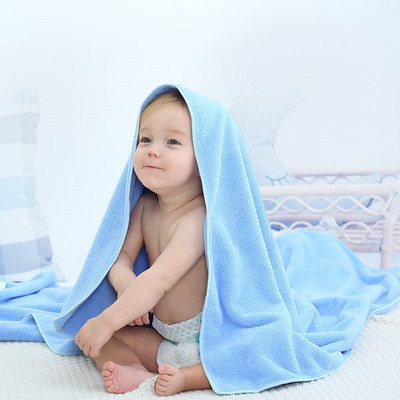 婴儿浴巾秋冬季新生儿童洗澡初生宝宝比纯棉纱布超软全棉吸水毛巾