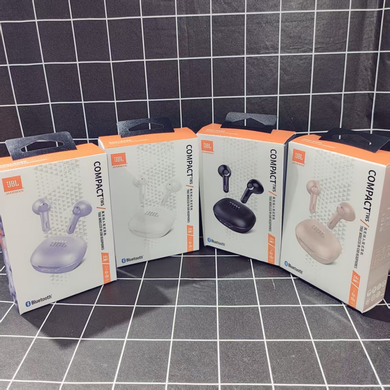 Jbl Compact True Wireless Bluetooth Headphones Semi-In-Ear Music Gaming Call Noise-Cancelling Headset Jbl Compact True Wireless Bluetooth Headphones Semi-In-Ear Music Gaming Call Noise-Cancelling Headset