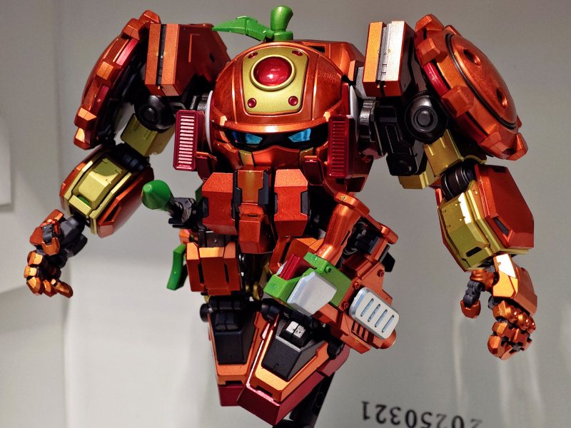Aone Board Spray Yili Chuangwan Guobao Special Attack Orange Battle Treasure Colorful Chinese-Made Mecha Assembly Model Toy
