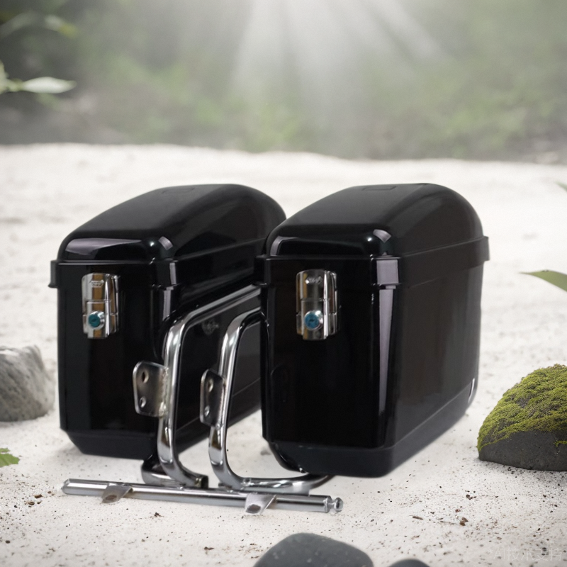 Motorcycle side box Prince car modified side box thickened wide Lifan v16 side box on both sides universal scooter tail box