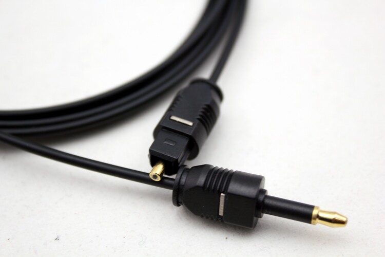 SDIF fiber optic line HTPC fiber audio line power amplifier DTS AC3 high-definition audio connector square turn round