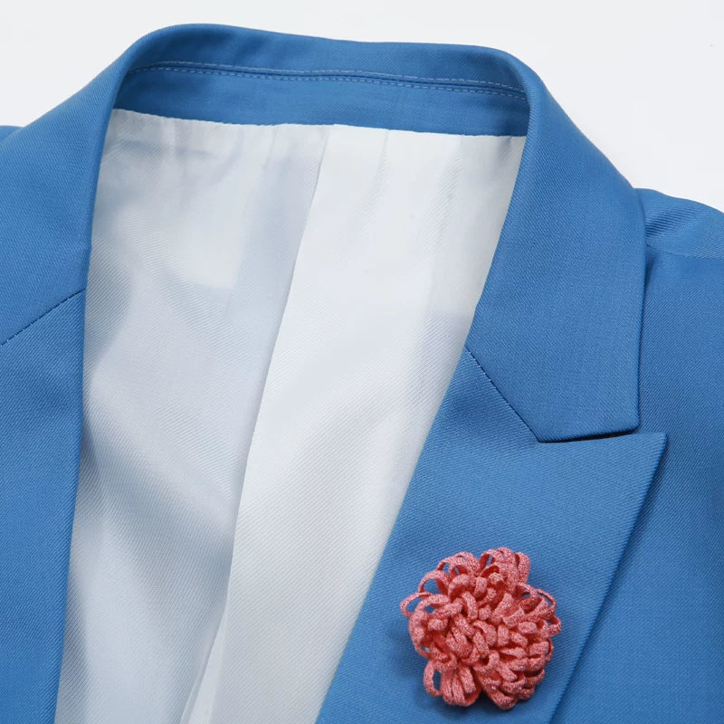 Azure set, slim fit, Korean style