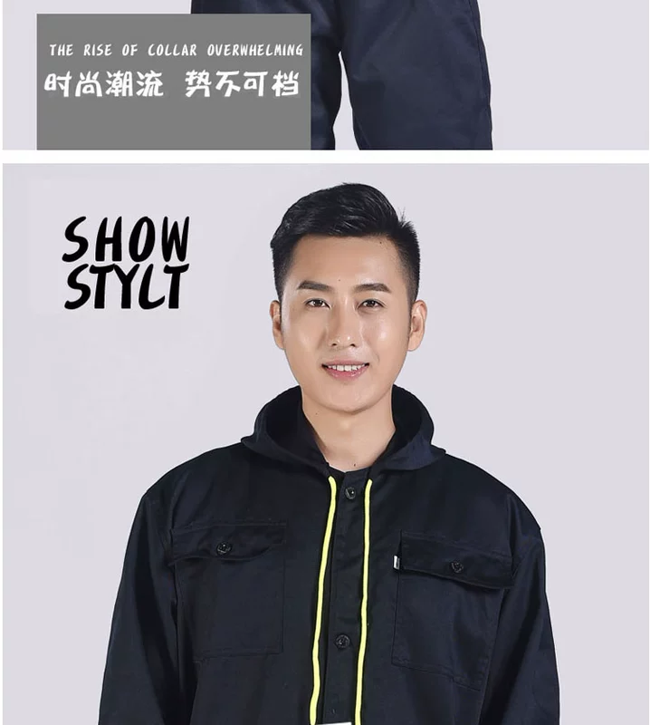 Lingbi chống bụi quần áo tách mui xe chống bụi quần áo chống bụi sửa chữa tự động phun sơn quần áo bảo vệ áo nam đẹp