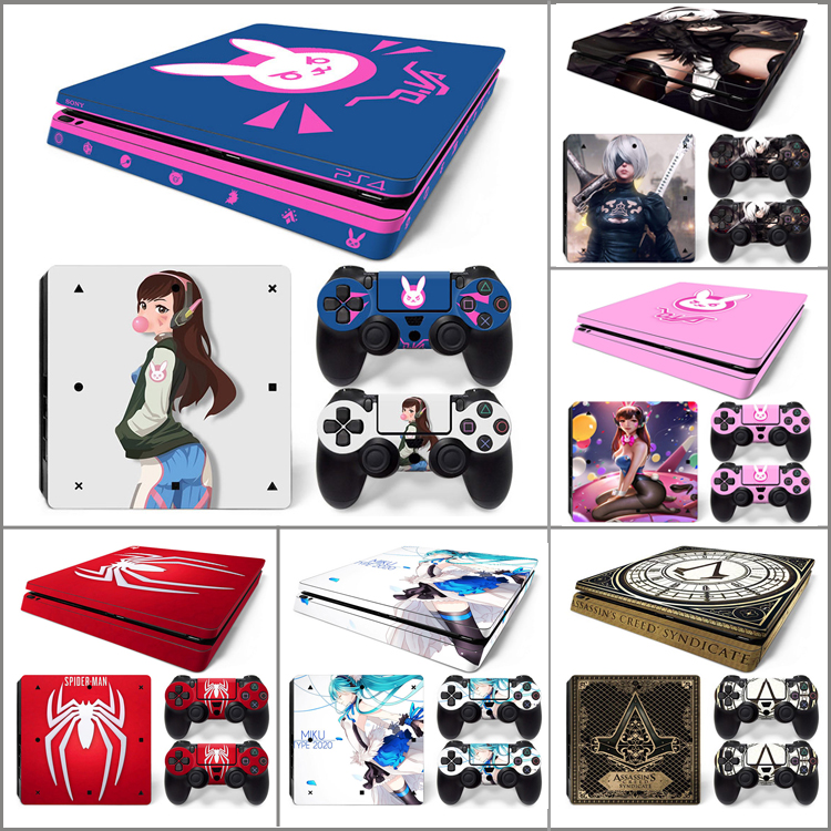 To map custom PS4 SLIM film stickers body stickers PS4 SLIM handle stickers DVA