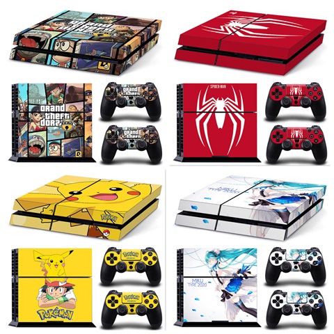 Old section PS4 sticker 1100 1200 cling film body patch PS4 sticker send handle sticker to customize