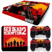 PS4 SLIM film PS4 stickers body stickers new PS4 pro handle stickers Red Dead Redemption 2