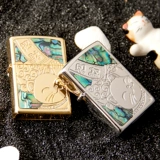 zippo Zhibao Ligher Zippo Onuine Limited Shell Love Love Sea Kerosene Wind -Resher