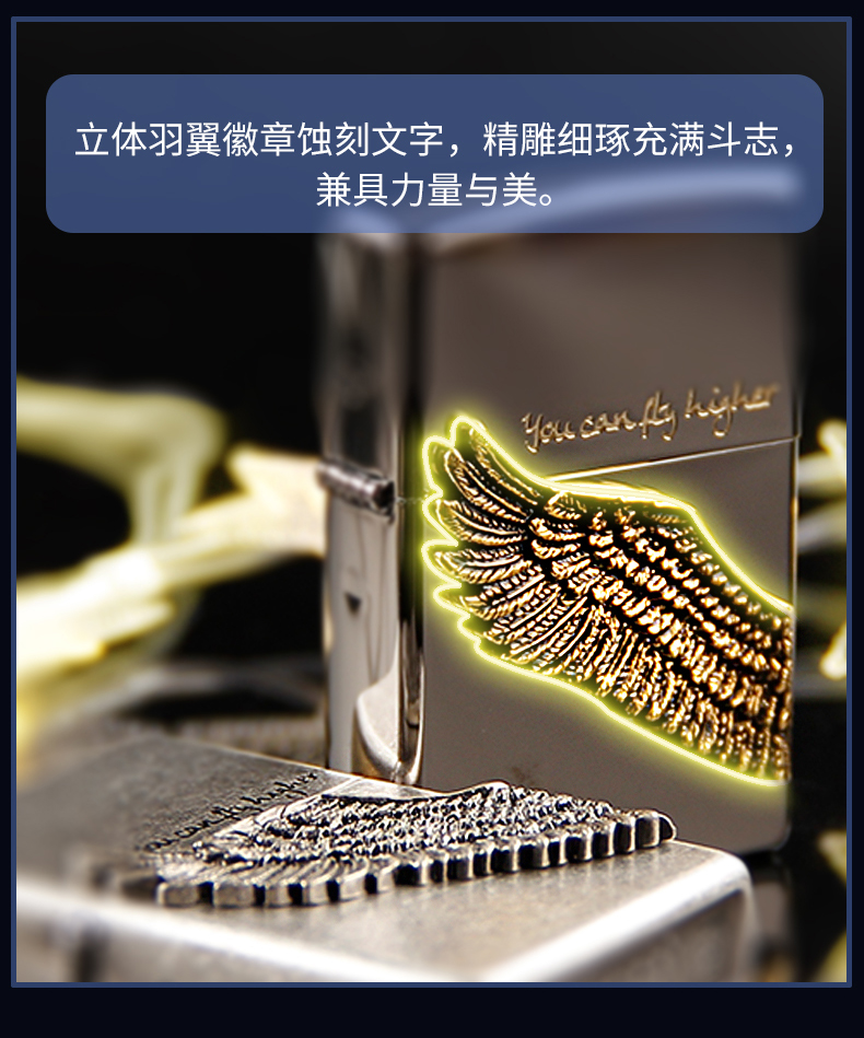 Bật lửa zippo chính hãng Zippo dầu lửa chữ máy nam giới hạn zoop chính hãng đàn ông cấp độ bộ sưu tập zipoo - Bật lửa hộp quẹt dupont