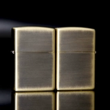 zippo Оригинальная мужская латунная ветрозащитная зажигалка на керосине