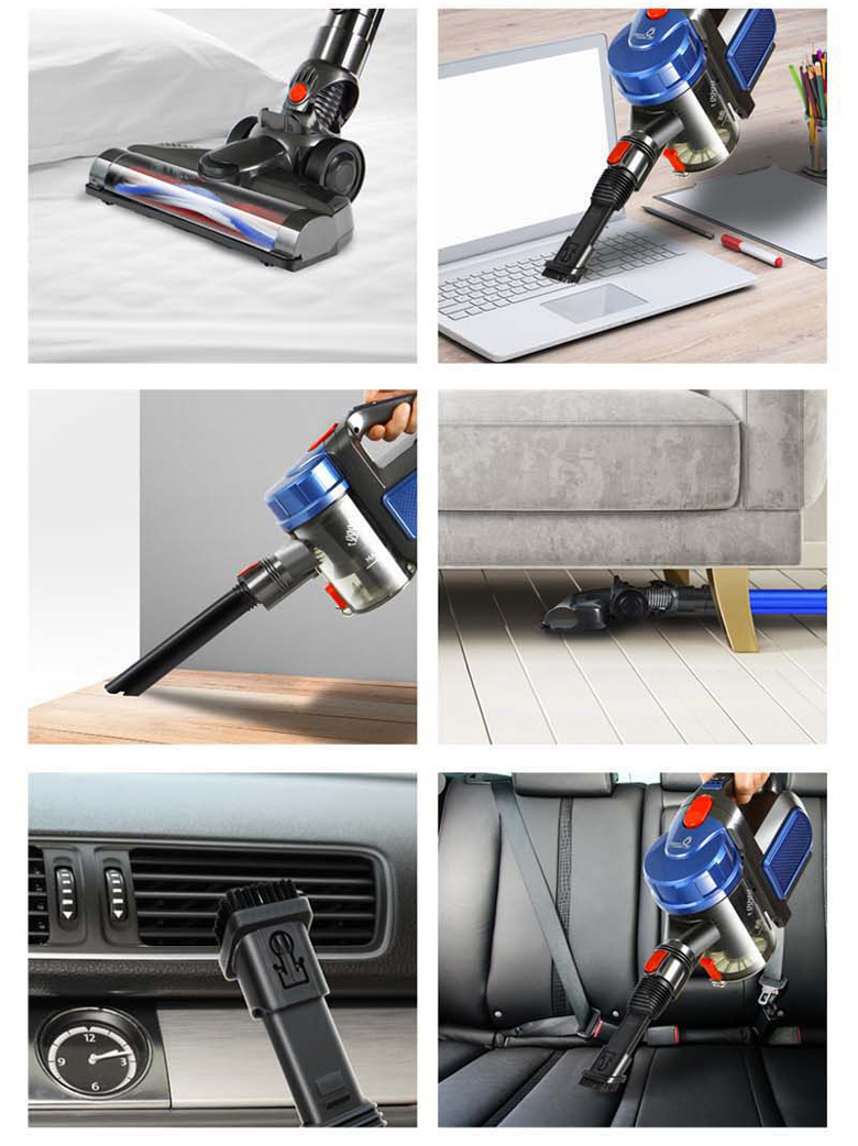 Hàn Quốc QUEENMADE Máy hút bụi không dây tuyệt đối cầm tay im lặng xe nhà không dây - Máy hút bụi robot hút bụi center