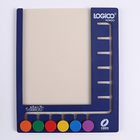 Thinking training full set of textbook version Kindergarten thinking training full set of general operation board template 6 buttons