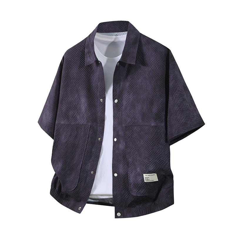 Summer Ice Silk Short-Sleeved Shirt for Men, Plus Size, Loose, Casual, Easy to Care For, Floral, Outerwear Men's Shirt Summer Ice Silk Short-Sleeved Shirt for Men, Plus Size, Loose, Casual, Easy to Care For, Floral, Outerwear Men's Shirt