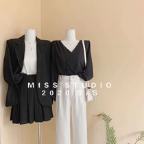 Korean womens clothing store flat shoulder model props female clavicle human body window display rack Full body clothing store model shelf