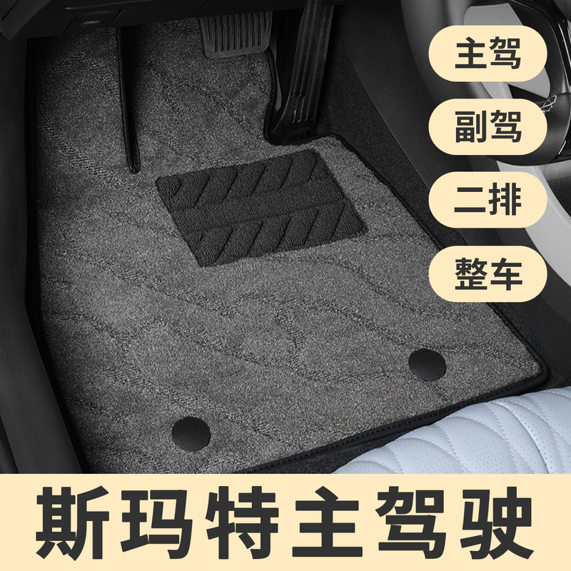Smart Elf No. 1 Elf # 3Forfour Fortwo Car Floor Mat, Driver's Side Single Piece