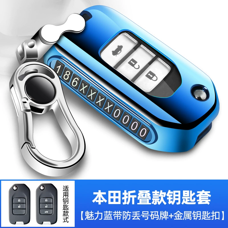 Thích hợp cho vỏ chìa khóa Honda thế hệ thứ 10 Civic CRV Binzhi XRV Lingpai Guandao Accord Haoying chìa khóa xe ô tô túi khóa vỏ tem xe ô to đẹp 