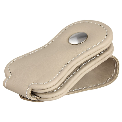 Универсальные солнцезащитные очки для автомобиля, трубка, система хранения, из натуральной кожи