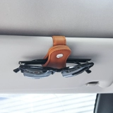 Универсальные солнцезащитные очки для автомобиля, трубка, система хранения, из натуральной кожи