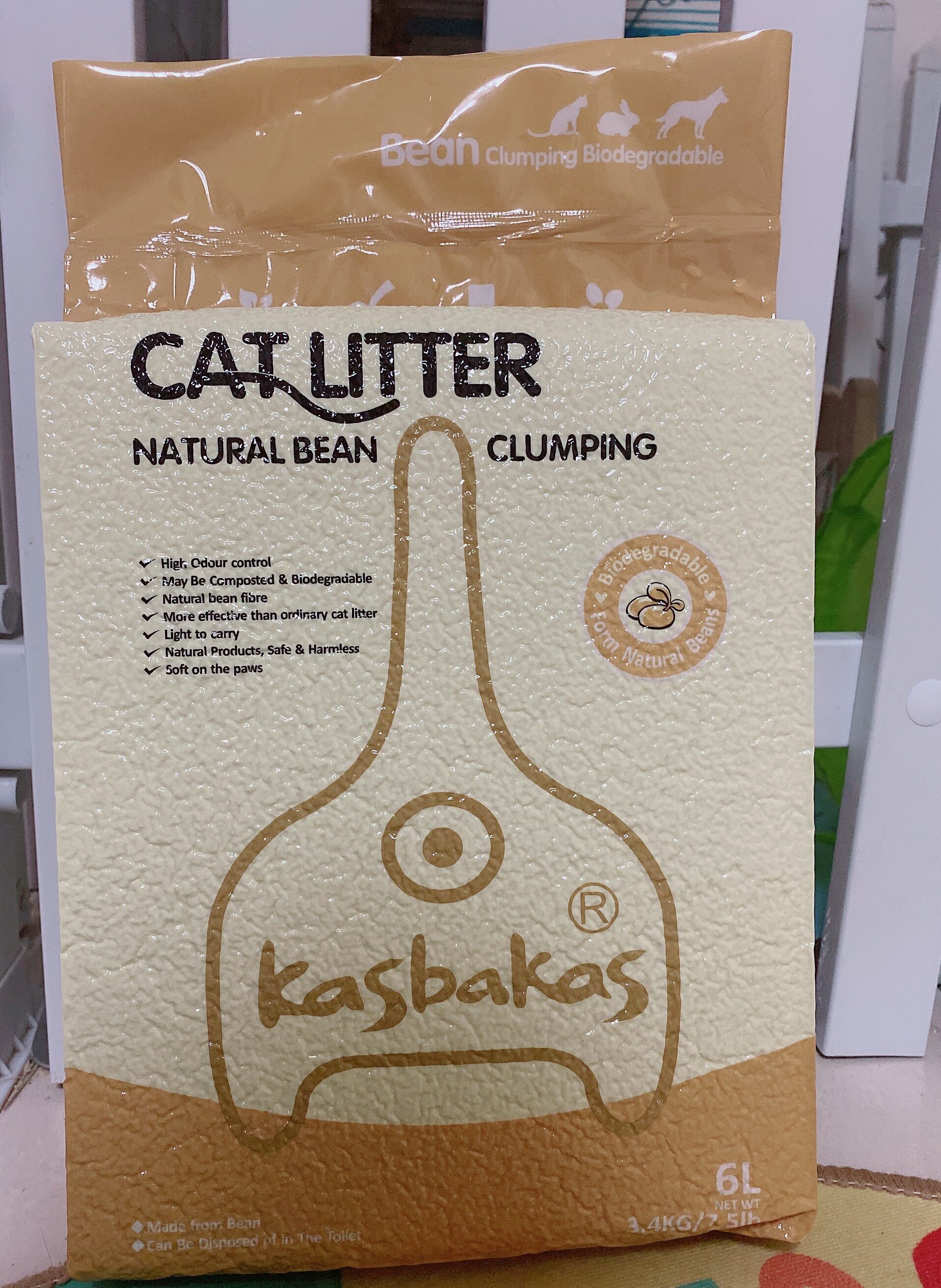 Cute Chic Family Chic Chic Homage Kasbakas Card Eight Tofu Rabbit Sand Deodorized Sucking Urine Cat Sand Rabbit Sand