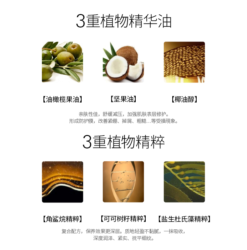 DR. WU squalane đa tác dụng chăm sóc dầu 100 ml tinh dầu massage cơ thể chăm sóc da nâng làm săn chắc cơ thể mặt lăn nách đá khoáng
