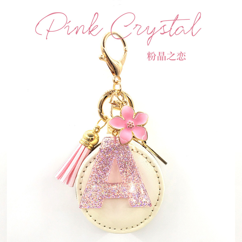 Super Beautiful and Popular Keychain, Mini Jewelry Bag Pendant, Small Leather Bag Accessory, Ring and Earring Storage Bag with Rhinestones