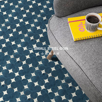 Nordic retro small flower tiles 300 toilet kitchen tile bathroom floor tiles background art flower tiles balcony wall tiles