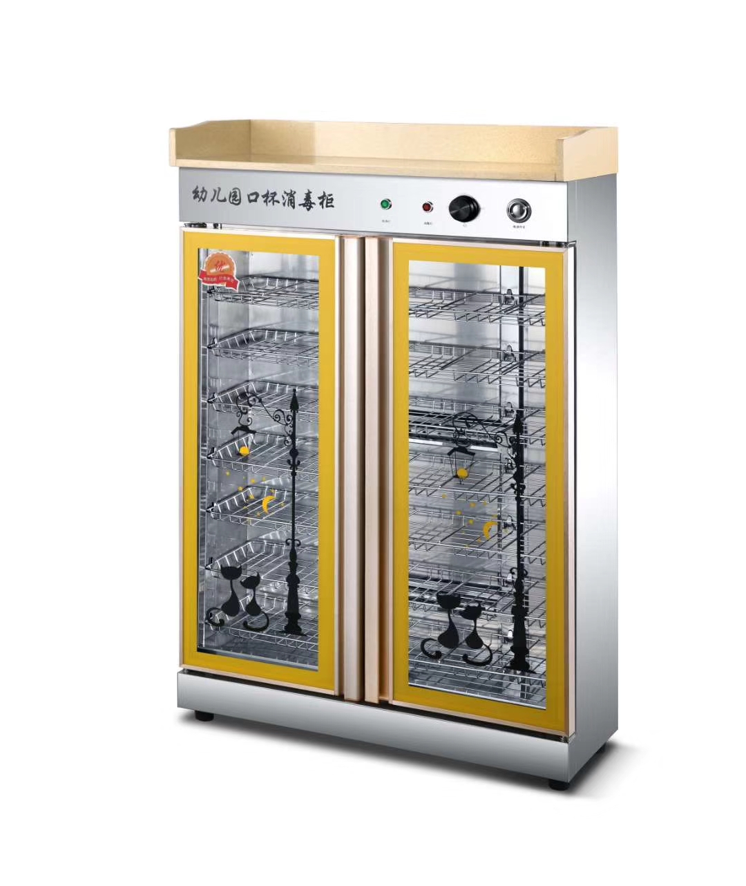 Child Disinfection Oral Cup Cabinet Toddler Toddler Stainless Steel Mouth Cup Stand Ozone UV Disinfection Multifunction Home Holding Cabinet-Taobao