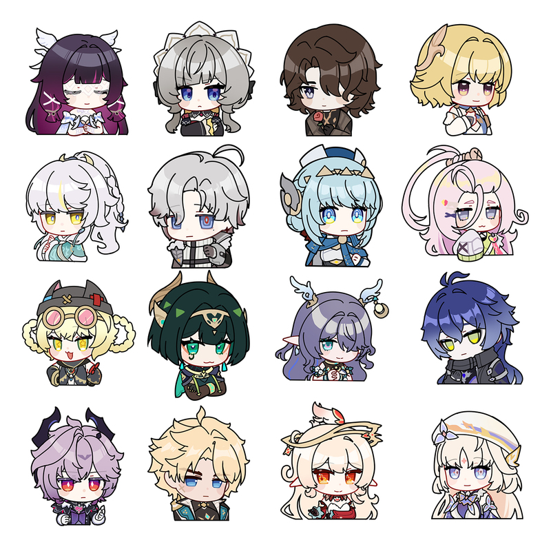 Genshin Impact Fes Fan-Made Girl Columbia Puppet Sando Neodkale Xu Mengmeng Butt Clip