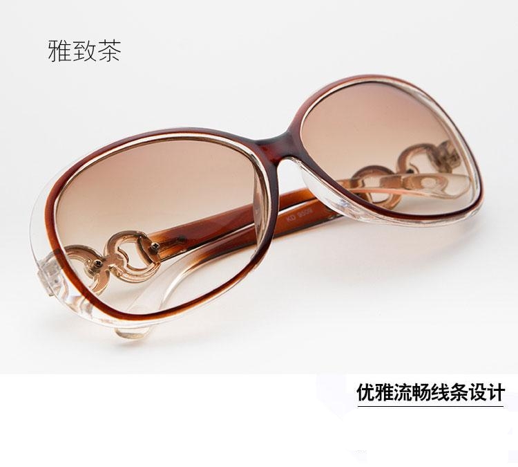 2018 new sunglasses của phụ nữ triều big khung kính lái xe phân cực round mặt sunglasses retro thanh lịch ếch gương