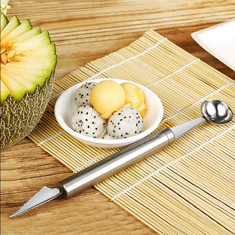Fruit carving knife pattern fruit cutting fruit platter tool stainless steel fruit cutter watermelon digging spoon knife