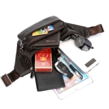 Кожаная универсальная поясная сумка, вместительная и большая нагрудная сумка, сумка через плечо, спортивный рюкзак, небольшая сумка, воловья кожа, из натуральной кожи