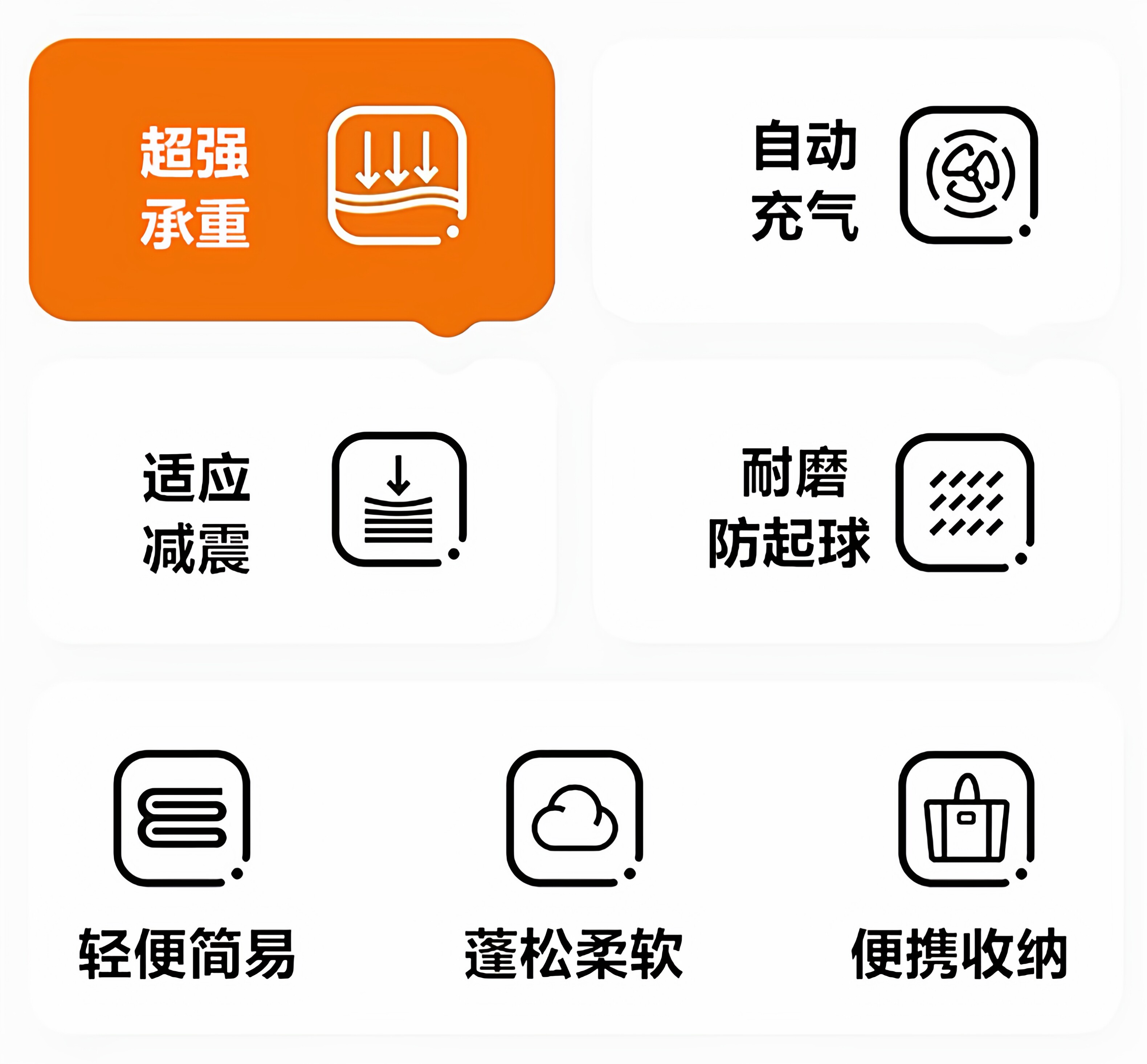 Car-mounted automatic inflatable bed, rear seat sleeping pad, sleeping aid for young children, car travel bed for long journeys