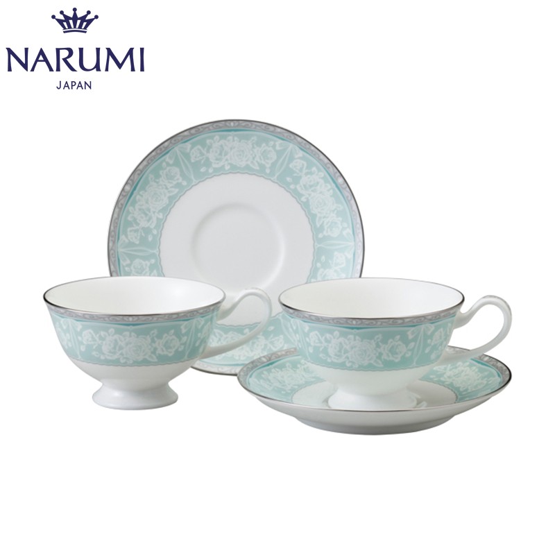 Japan NARUMI/sound sea Grace Air double tea/coffee cups and saucers suit ipads China 51707-23078 - p