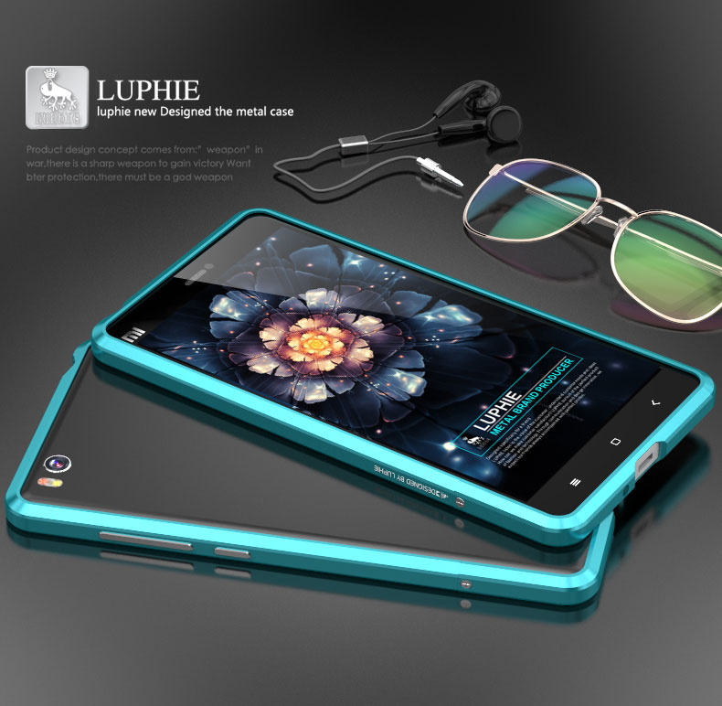 Luphie Blade Sword Slim Light Aluminum Bumper Metal Shell Case for Xiaomi Mi 4C & Xiaomi Mi 4i