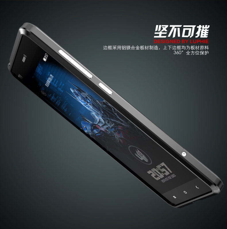 Luphie Blade Sword Slim Light Aluminum Bumper Metal Shell Case for Xiaomi Mi 4C & Xiaomi Mi 4i