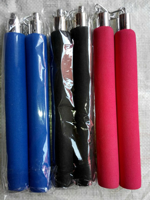 Beginner Ladies Children sponge Nunchaku Nunchaku Nunchaku Cotton two sections Cotton two sections