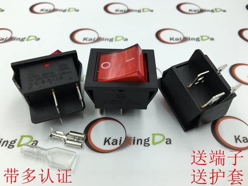 Medium Signal Wane Switch 4 Feet 2 Gears Appliances Switch Power Ship Type Red With Lamp Power Switch 