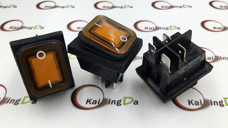 Taiwan 4-foot waterproof boat switch RLEIL RL2 four-foot second gear with yellow light waterproof boat switch