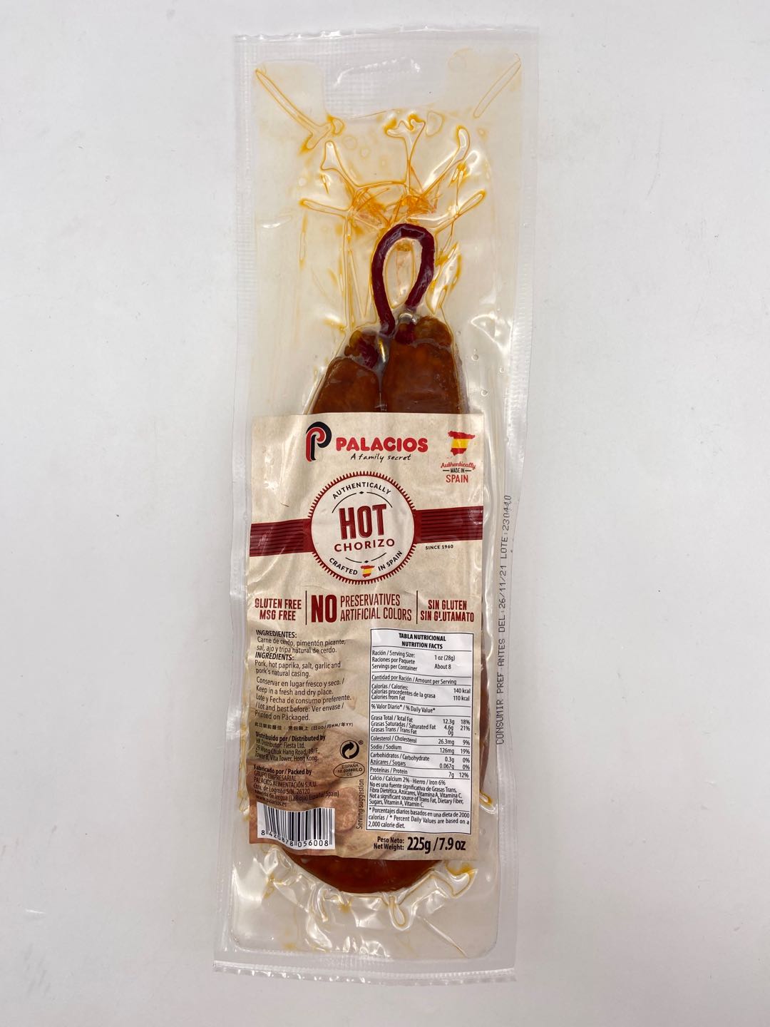Spanish sausage Spanish sausage Spanish pepperoni Spanish chorizo can be eaten directly raw
