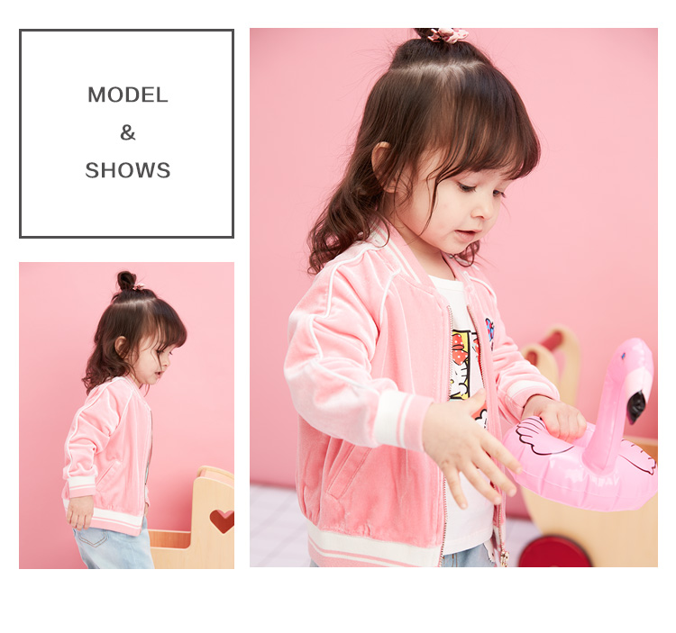 Quần áo trẻ em Hellokitty 2019 xuân mới quần áo bóng chày cho bé thời trang áo khoác nhung - Áo khoác áo khoác bé trai 10 tuổi
